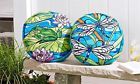 711445 Giftcraft Outdoor Furniture Pillows Pond Life Set Of Frog And