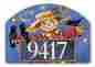 71442 Studio M Fall Thanksgiving Outdoor Decor Yard Design Moonlight Scarecrow 843259109632