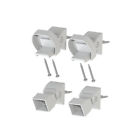 73020634 Freedom Winchester White Aluminum Stair Post Connector 040933206346