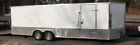 7858 Sle Enclosed Trailers Trailer White Cargo Bike Car Hauler