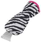 789683017962 Scraper Mitt Unbranded Ice Quilted Zebra Print Car Windshield Clean Snow One Size New