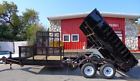 7x16hybrid Sle Dump Trailers Utility Hybrid Trailer Ft Sides Equipment