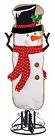 2pdb1005ecm 808412731082 Evergreen Snowman Statement Stake