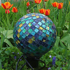 815008028860 Sunnydaze Mosaic Glass Outdoor Garden Gazing Globe Ball