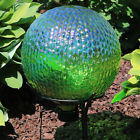 819271025458 Sunnydaze Green Textured Surface Outdoor Garden Gazing Globe