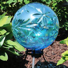 819271025465 Sunnydaze Blue Glass Garden Outdoor Gazing Ball Globe