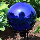 819271025472 Sunnydaze Blue Mirrored Surface Gazing Globe Ball