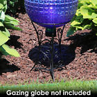 819271025601 Sunnydaze Black Steel Decorative Scroll Outdoor Gazing Ball