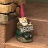819804017226 Sunnydaze William The Welcome Gnome Outdoor Lawn And