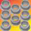 8240 Caster Bushing Rotary 8 Bushings Oil Impregnated Size Id 1 Od 1-1 4 Height Flange
