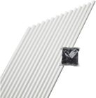 831144 Stair Balusters White Aluminum Round Prefinished 691171831144