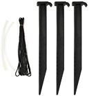 832692 Grotall 3.9-in Black Plastic