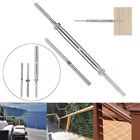 840637124645 Unbranded Turnbuckle Hand Swage Tensioner Lag Screw Set