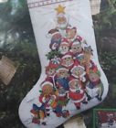 8467 Dimensions Santa Claws Stocking Counted Cross Stitch Kit Nos Cats