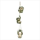 849179012328 Unbranded Frolicking Frogs Hanging Decor Pack Of Ea