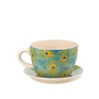 849179020866 Unbranded Peacock Feather Teacup