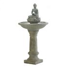 849179031268 Cascading Fountains Buddha Pedestal Fountain