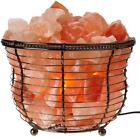858560002008 Wbm Himalayan Glow Natural Air Purifying Tall Round Style Basket Salt