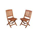 8935199102339 Hampton Bay Adelaide Patio Armless Side Chair Brown