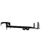 8x25gooseneck Sle Equipment Trailer Gooseneck Flatbed Car Hauler