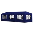 90339 Vidaxl Outdoor Party Tent Blue Gazebo Canopy Pavilion 8718475837473