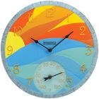 92672 Precision New Springfield Poly Resin Clock With Thermometer 077784029008
