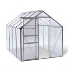 Aluminum Green House Heavy Duty Frame 6x8 Outdoor Vegetable Garden Plant Starter 042256497838