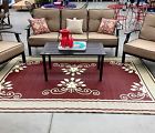 Balajeesusa Outdoor Rug Patio Rv Straw Mat Camping Picnic Indoor 6x9 Revers 643485720171