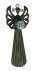 Bg-120842 Alpine Corporation Antique Bronze Verdigris Angel Holding Glass 821559611161