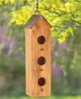Bird Primitive House Triple Birdhouse