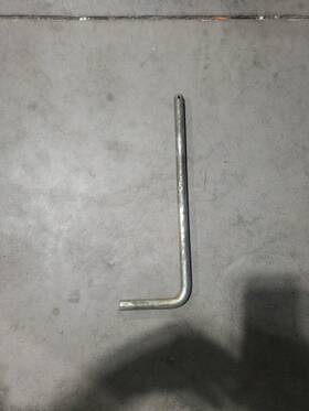 1723309sm Briggs & Stratton Simplicity Snowblower Rod Hitch Pin Subframe 1694286 1723309sm Briggs & Stratton Simplicity Snowblower Rod Hitch Pin Subframe 1694286
