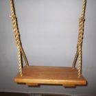 C2017a Wood Tree Swings Child