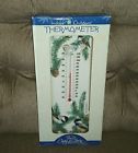 Cape Shore Chickadeeceramic Thermometer New Ellen Mcleod Birds Pine Branches