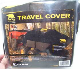Clam 8266 Polar Travel Cover 1500 Trailer Water Resistant Protects Top Access Opening