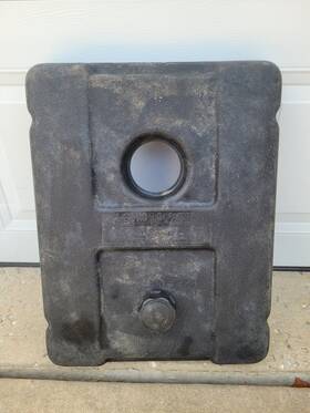 0933501 Coleman Used 5 Gallon Gas Fuel Plastic Tank Pm
