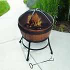 Deckmate Outdoor Fire Pit Bowl Steel Outside Fall Warm Heater Heat Warmer Winter Bonfire 751503132704