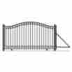 Dg16dubssl Aleko Dublin Style Steel Driveway Single Slide Gate Ornamental 16