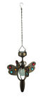 Elj8624v Compass Home Bronze Solar Hanging Jewelled Dragonfly Wind 889526043070