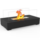 Et7005blk Real Flame Black Ventless Indoor Outdoor Tabletop Fire Pit Portable