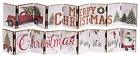 Ex20932 Ganz Christmas Santas Ride Accordion Mantel Decor Panel Choose
