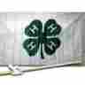 F-1052 Fp-03 Fflag Pole Mount Famousflags 4 H Club 3ft X 5ft Flag Made In Usa