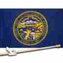 F-1654-fp-03 Famousflags State Of Nebraska 2ft