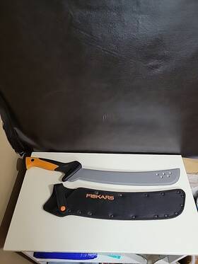 101312 Fiskars Clearing Tool Garden Machete 15 Inch Rn#101312 With Sheath