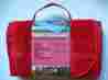 Fleece-50 Picnic Blanket Sports Tailgating Concert Red X60 Repels Water-seatchn