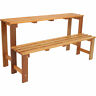 Frn-504 Sunnydaze Decor Meranti Wood Outdoor Plant Stand With 810047674504
