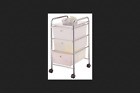G003-ch Homebasix Drawer Rolling Storage Cart On Wheels Plastic 045734948501