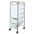 G005-ch Homebasix 5-drawer Storage Cart 045734948518