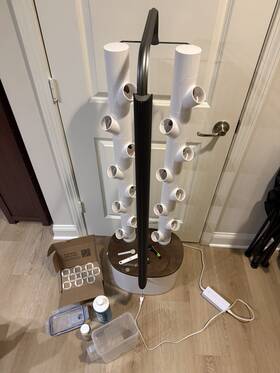 Gardyn 850042173473 - Studio Vertical Indoor Drip Hydroponics Growing System With Led Grow L