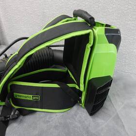 Blb484 Greenworks Pro 80v Backpack Leaf Blower 610cfm Used For Parts Not Working