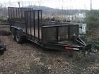 Hd 8-ton Brakes - Landscaping Sides 16ft 4wheel High Two Trailer 7ft Gates
